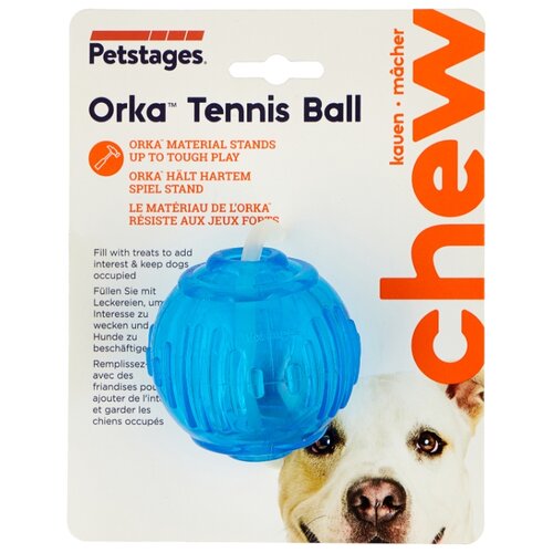 Мячик  для кошек   Petstages Orka (235REX),  синий, 1шт. фотография