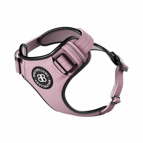 Шлейка Premium Dog Harness v2.0 TWEED BullyBillows (розовый / L) фотография