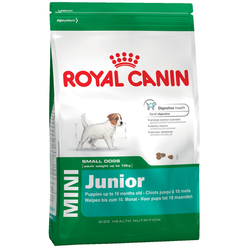 Сухой корм для щенков Royal Canin Mini Junior 1 уп. х 1 шт. х 4000 г (для мелких и карликовых пород) фотография