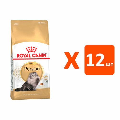 ROYAL CANIN PERSIAN ADULT для взрослых персидских кошек (0,4 кг х 12 шт) фотография