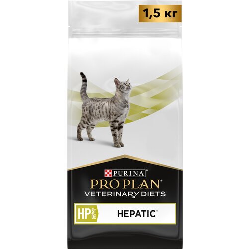 фотография Сухой корм для кошек Pro Plan Veterinary Diets HP при хронической печеночной недостаточности 1.5 кг, купить онлайн 5000 рубл