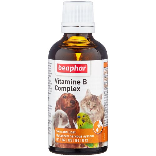 Кормовая добавка Beaphar Vitamine B Complex , 1 шт. в уп. фотография