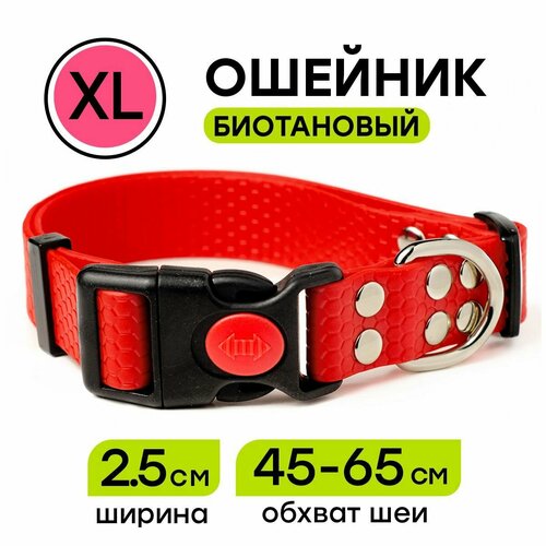 Ошейник из биотана 45-65 см (XL), 25 мм, Woofy 