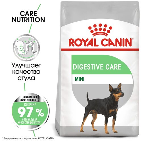 Сухой корм Royal Canin для взрослых собак мелких размеров (весом от 1 до 10 кг), с чувствительным пищеварением, от 10 месяцев до 12 лет 1 уп. х 2 шт. х 3000 г фотография