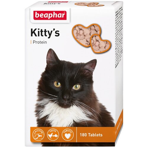 Кормовая добавка Beaphar Kitty's + Protein , 180 таб. фотография