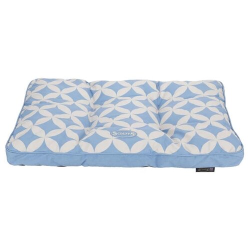 Лежак для собак и кошек Scruffs Florence Dog Mattress 82х58х6 см 82 см 58 см голубой 6 см фотография