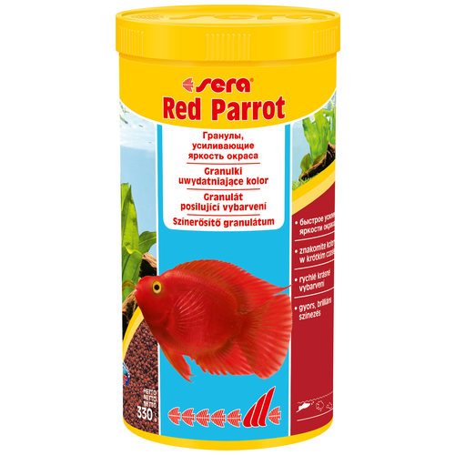 Сухой корм  для  рыб Sera Red Parrot, 1 л, 330 г фотография