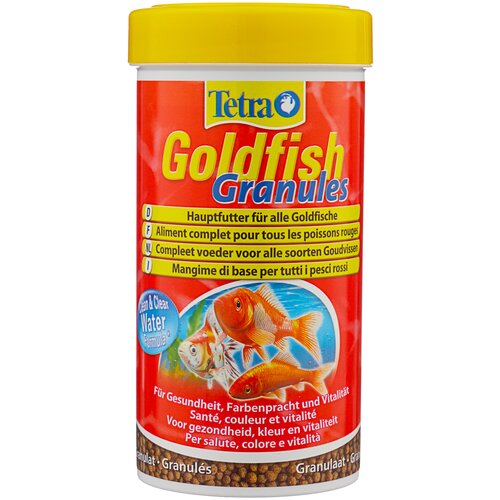 Сухой корм  для  рыб Tetra Goldfish Granules, 250 мл, 80 г фотография