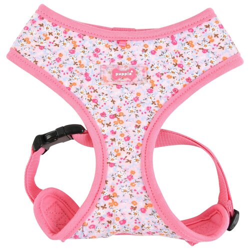 Шлейка Puppia Wildflower harness A, обхват шеи 43  см, розовый, XL фотография