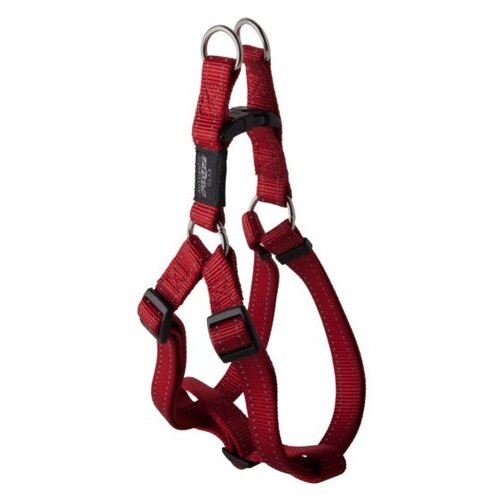 Шлейка Rogz Step-In Harness L (SSJ06), обхват шеи 34-56  см, красный, L фотография