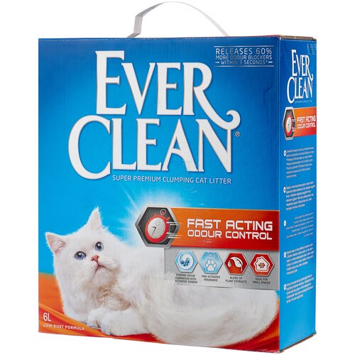 Комкующийся наполнитель Ever Clean Fast Acting, 6л, 1 шт. фотография