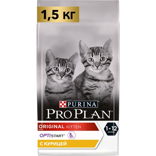 Сухой корм для котят Pro Plan Original с курицей 1.5 кг фотография