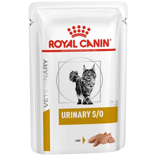 Влажный корм для кошек Royal Canin Urinary S/O, для лечения МКБ 85 г (паштет) фотография