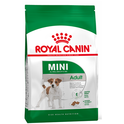 Сухой корм Royal Canin Mini Adult для собак  мелких размеров от 10 месяцев до 8 лет 1 уп. х 2 шт. х 800 г фотография