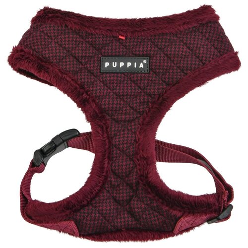 фотография Шлейка Puppia Gaspar harness A, обхват шеи 32  см, red, S, купить онлайн 2420 рубл