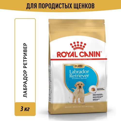 Корм для собак Royal Canin Labrador Retriever Puppy (Лабрадор Ретривер Паппи), сухой для щенков породы лабрадор ретривер до 15 месяцев, 3 кг фотография