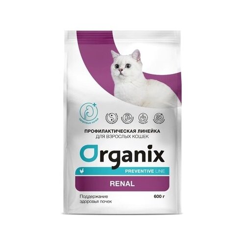 фотография Organix Preventive Line Renal сухой корм для кошек 