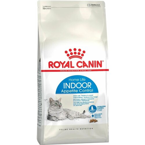 Сухой корм для кошек живущих в помещении и склонных к перееданию Royal Canin Indoor Appetite Control, 2 кг фотография