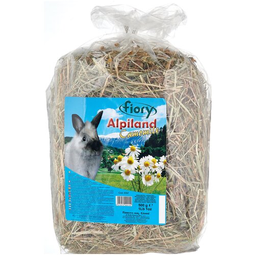 Сено Fiory Альпийское Alpiland Camomile с ромашкой 0.5 кг , 3уп. фотография