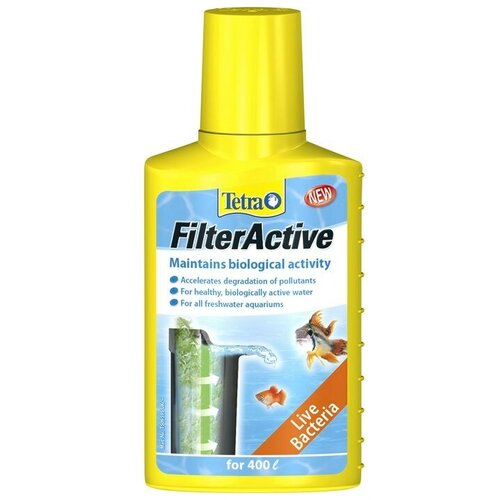 Tetra FilterActive средство для профилактики и очищения аквариумной воды, 100 мл, 130 г фотография