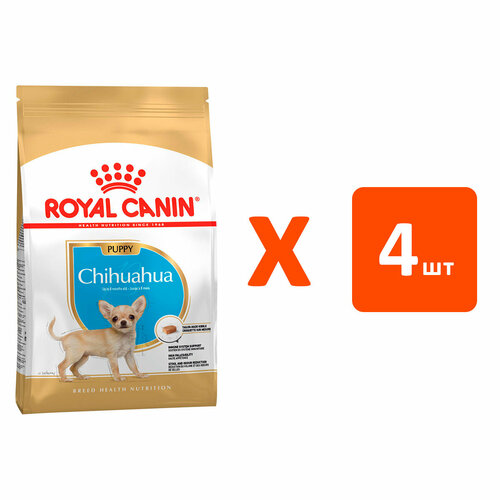 ROYAL CANIN CHIHUAHUA PUPPY для щенков чихуахуа 1,5 кг х 4 шт фотография