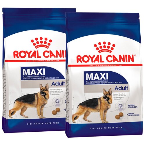 ROYAL CANIN MAXI ADULT для взрослых собак крупных пород (15 + 15 кг) фотография