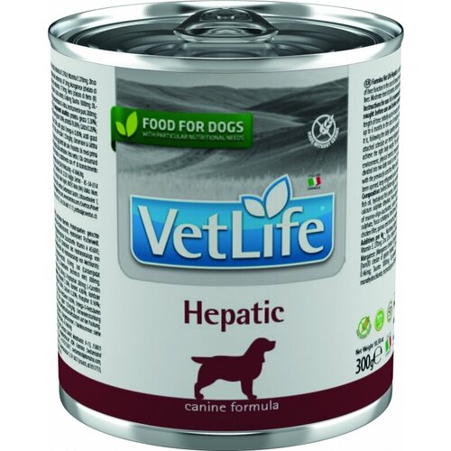 Vet Life Dog Hepatic с курицей диетический влажный корм для собак при хронической печеночной недостаточности фотография