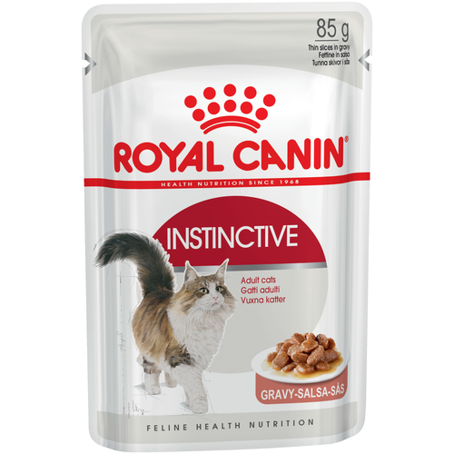 Влажный корм для кошек Royal Canin Instinctive, профилактика избыточного веса, профилактика МКБ 85 г (кусочки в желе) фотография