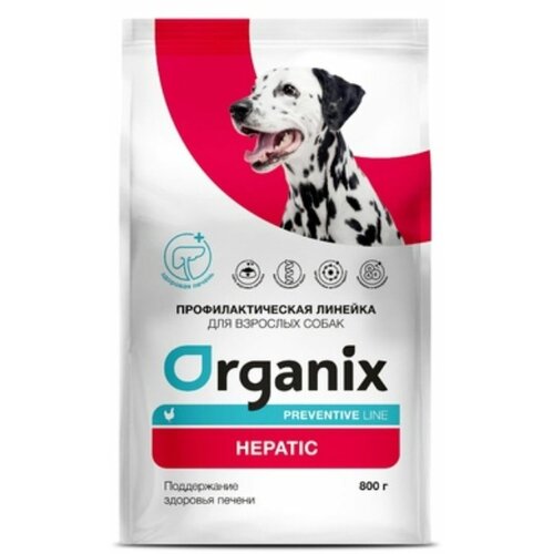 Organix Preventive Line Hepatic сухой корм для собак 