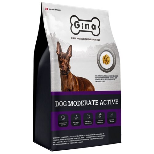 Сухой корм для собак Gina Dog moderate active 1 уп. х 1 шт. х 7500 г фотография