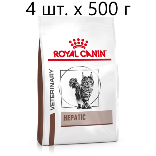 Сухой корм для кошек Royal Canin Hepatic HF26, при проблемах с печенью, 4 шт. х 500 г фотография