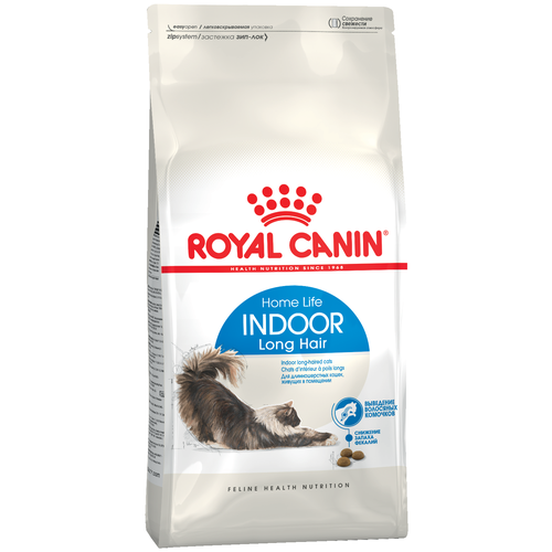 Сухой корм для длинношерстных кошек, живущих в помещении Royal Canin Indoor Long Hair 2 шт. х 400 г фотография