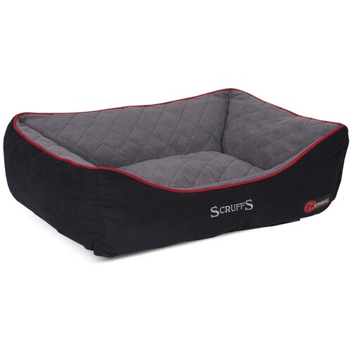 Лежак для собак и кошек Scruffs Thermal Box Bed 75х60х19 см 75 см 60 см черный 19 см фотография