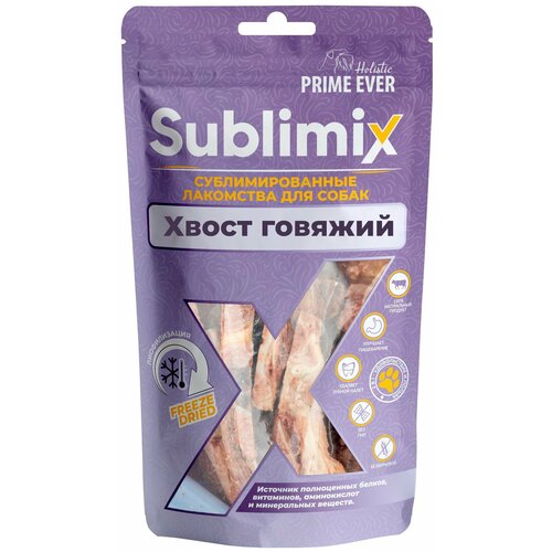 Лакомство для собак хвост говяжий Prime Ever Sublimix, 100 г фотография