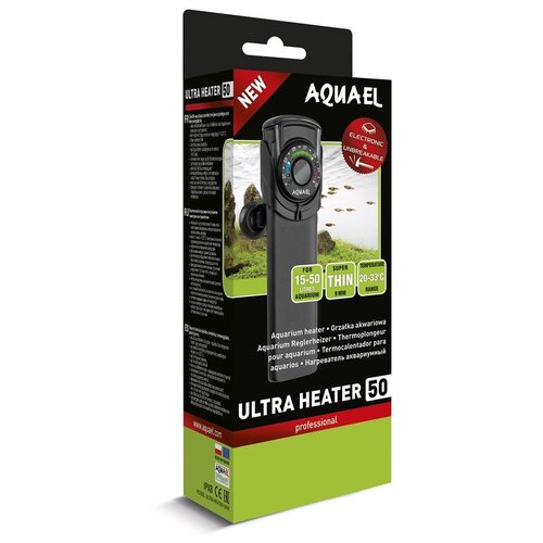 Цилиндрический нагреватель AQUAEL ULTRA HEATER 50W (15-50 л) 50 Вт 25 – 50 л фотография