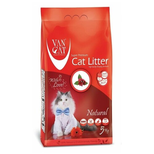 Комкующийся наполнитель Van Cat Natural, 5л, 1 шт. фотография