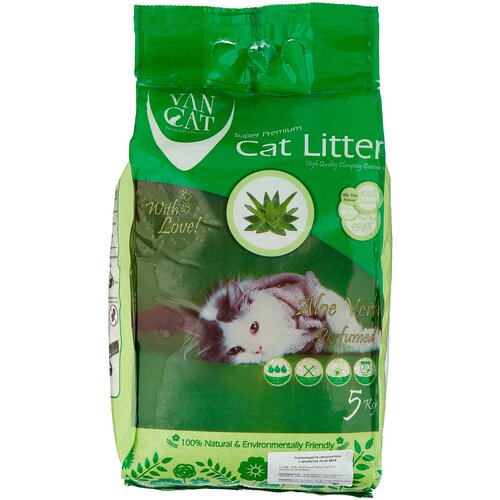 Комкующийся наполнитель Van Cat Aloe Vera, 6л, 1 шт. фотография