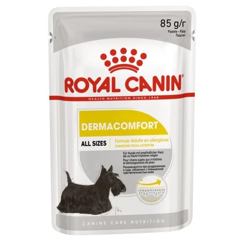 Влажный корм для собак Royal Canin Dermacomfort для здоровья кожи и шерсти фотография