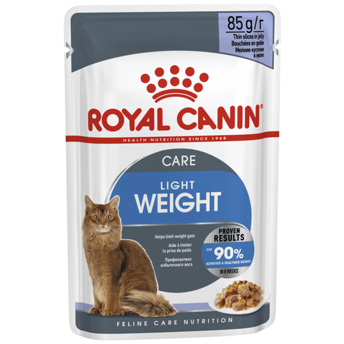 Влажный корм для кошек Royal Canin Light Weight Care низкокалорийный, профилактика избыточного веса 85 г (кусочки в соусе) фотография