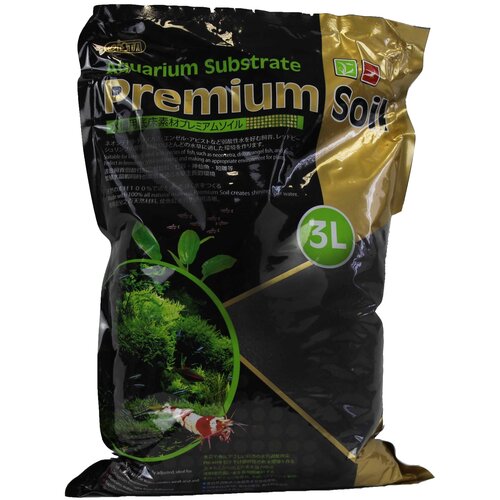 Грунт ISTA Aquarium Substrate Premium Soil 1.5-3.5 мм 3 л, 1.5-3.5 мм, 2.6 кг фотография