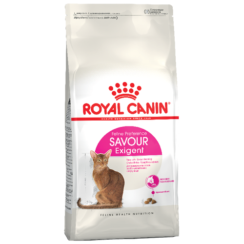 фотография Сухой корм для кошек Royal Canin Savour Exigent, для привередливых 2 уп. х 2 шт. х 400 г (кусочки в соусе), купить онлайн 1246 рубл