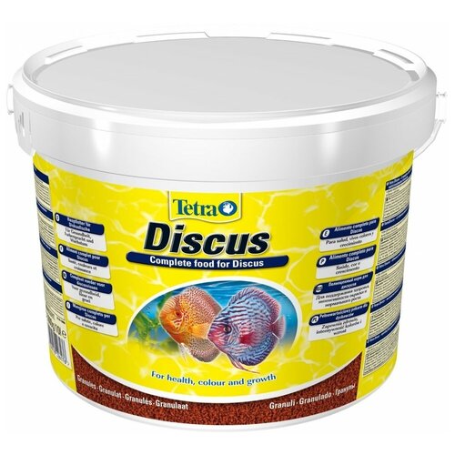 Сухой корм  для  рыб, ракообразных Tetra Discus Granules, 10 л, 3 кг фотография