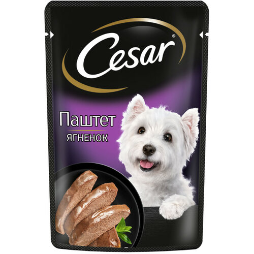 Влажный корм для собак Cesar паштет с ягненком 1 шт. х 80 г (для мелких пород) фотография