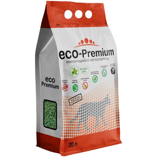 ECO Premium Алоэ наполнитель древесный 20 кг 55 л фотография