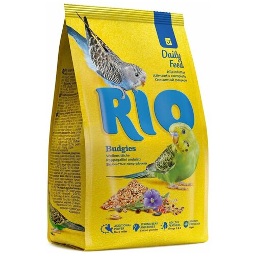 Корм Для Волнистых Попугаев RIO Рио Budgies Daily Ration 1кг фотография