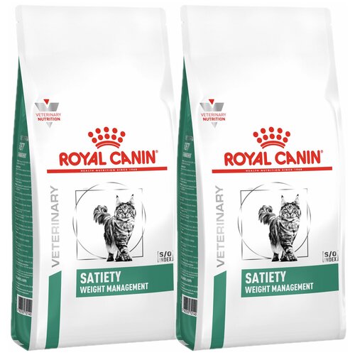 ROYAL CANIN SATIETY WEIGHT MANAGEMENT для взрослых кошек контроль веса (0,4 + 0,4 кг) фотография