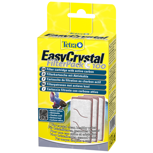 Аксессуар Tetra картриджи EasyCrystal Filterpack C 100 6800 мл 3 белый фотография