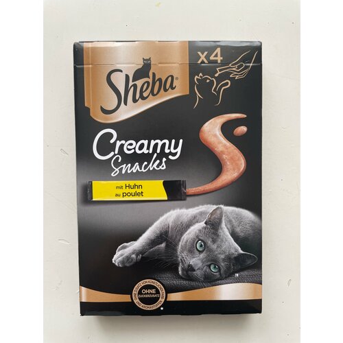 Лакомство Sheba Creamy Snacks с курицей. 48 г. фотография