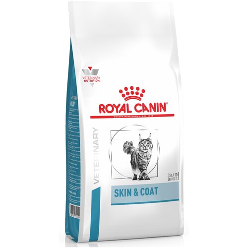 Сухой корм для стерилизованных кошек Royal Canin Skin & Coat при проблемах кожи и шерсти 2 шт. х 400 г фотография