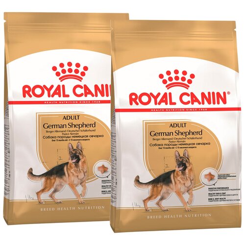 ROYAL CANIN GERMAN SHEPHERD ADULT для взрослых собак немецкая овчарка (11 + 11 кг) фотография